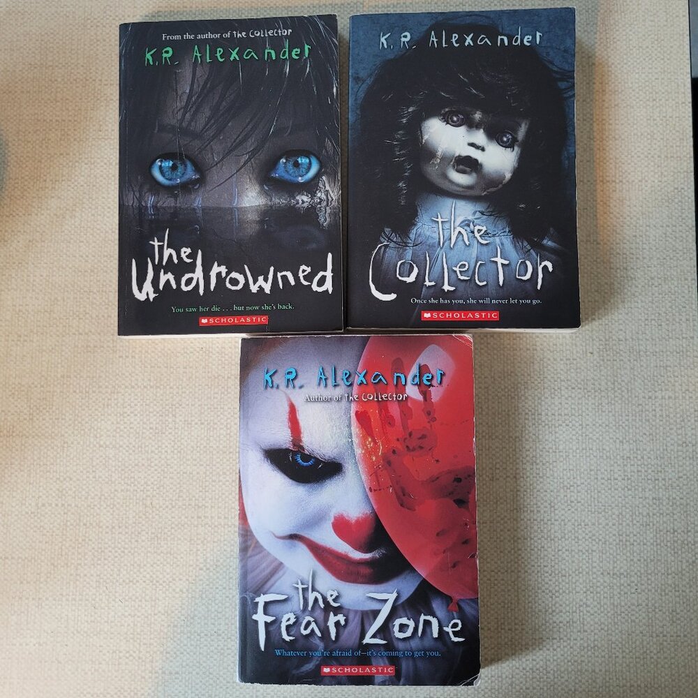 Fantasy Mystery Horror K. R. Alexander set of 3 books Ages 9-12 Fiction
